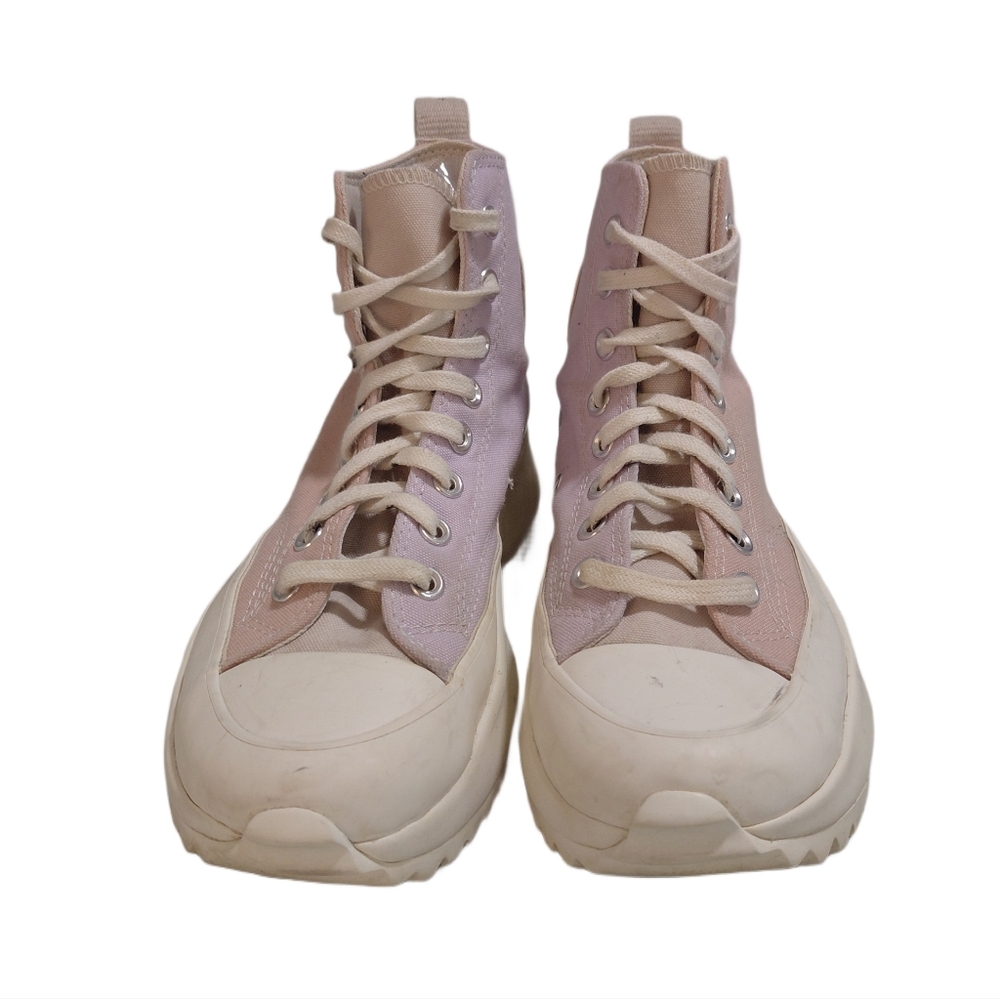 Converse Punk & Purple Women's High-Top Platform Sneakers Sz 8 Run Star Hike - Picture 3 of 12